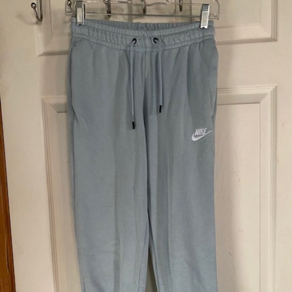 Nike Women's Sweatpants Cuff Bottom Drawstrng Elastic Waist Size XS